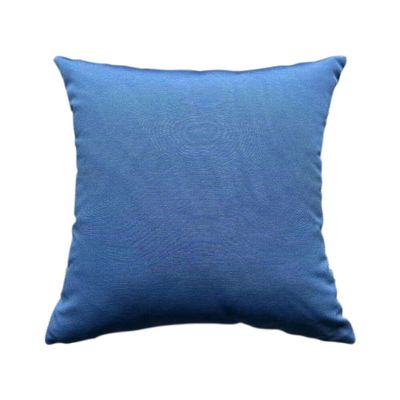 Toss Pillow With Zipper Without Piping 45X45Cm -Sapphier Blue