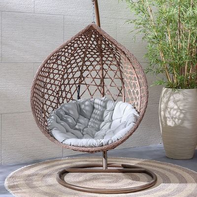 وسادة دائرية بقطر 120 سم - ليموني استوائي