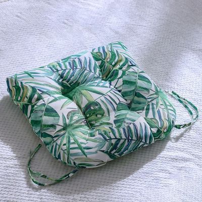 Curve Seat Cushion 48X48X5Cm - Tropical Lime