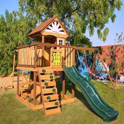 Dynamic Sports Arabian Ibex Wooden Swing Set 