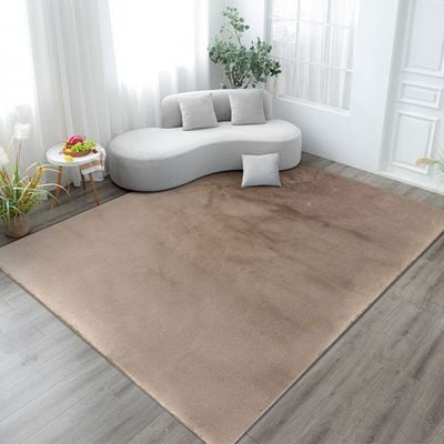 Sable Solid Soft Fur Rugs 80X150 Cream