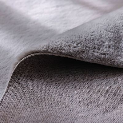 Plush Solid Soft Fur Rugs 160X230 Dark Grey