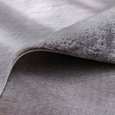 Plush Solid Soft Fur Rugs 200X300 Dark Grey