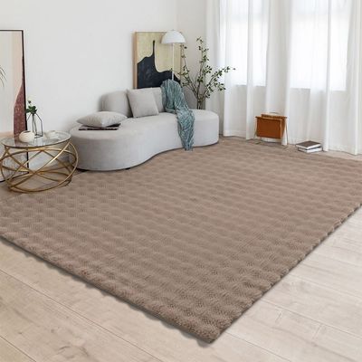 Textra Soft Fur Design Rugs 120X180 Beige