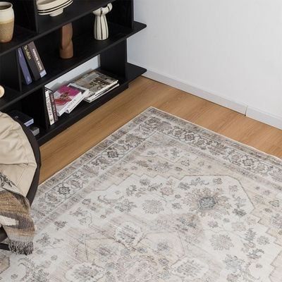 Infinity Polysilk Printed Classic Rugs 80X150 Neutral