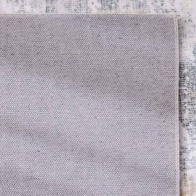 Infinity Polysilk Printed Abstract Rugs 80X150 Grey