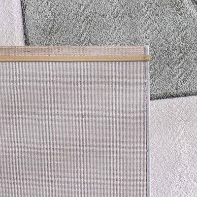 Luna Modern Geometrical Patterned Rugs 120X180 -White Multi