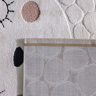 Elie  Kids Rabbit Pattern Rugs 120X180 White Multi