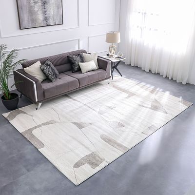 Elie Modern Abstract Patterned Rugs 200X300 -White Brown