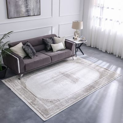 Luxura Artsilk Modernclassic Rugs 240X340 -Grey Beige