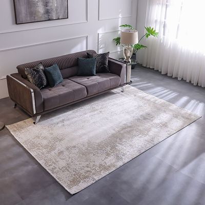Luxura Artsilk Modern Contermperory Rugs 240X340 -Beige Grey
