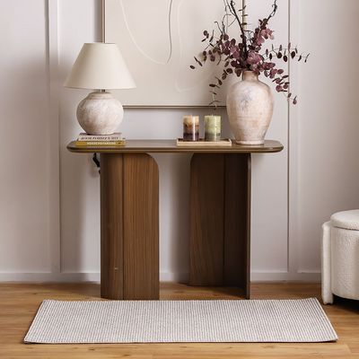 Prism Solid Textured Rugs 80X150 -Cream