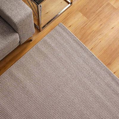 Prism Solid Textured Rugs 240X340 -Beige
