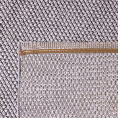 Prism Solid Textured Rugs 80X150 -Grey