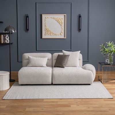 Prism Solid Textured Rugs 120X180 -Grey