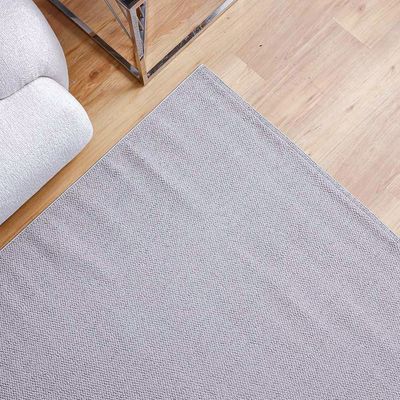 Prism M0025 Solid Textured Rugs 120X180 -Grey
