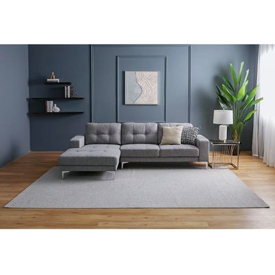 Prism M0025 Solid Textured Rugs 200X300 -Grey