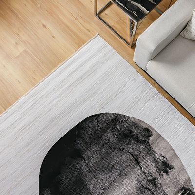 Galleria Modern Abstracts Patterned Rugs 200X300 Grey &White  