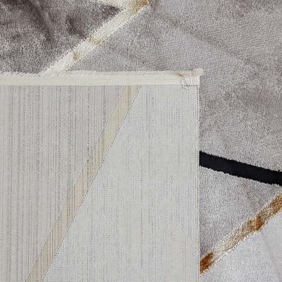 Galleria Modern Geometric Patterned Rugs 240X340 Grey &Black 