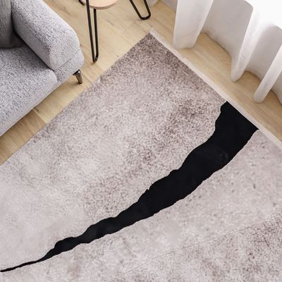 Galleria Modern Abstracts Patterned Rugs 240X340 Grey &Black 