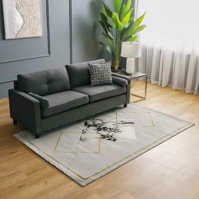 Venice Modern Transitional Rugs 120X180 Black&White 