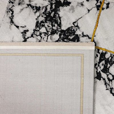 Venice Modern Transitional Rugs 120X180 Black&White 