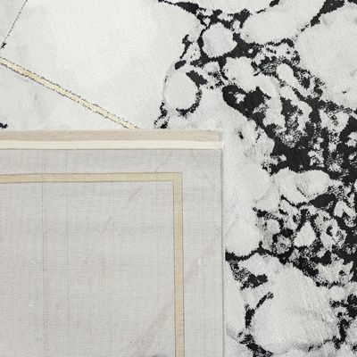 Venice Modern Transitional Rugs 120X180 Black&White 
