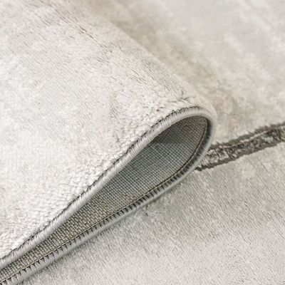 سجاد فينيسيا الحديثة بنقوش مجردة 160×230 رمادي وأبيض 