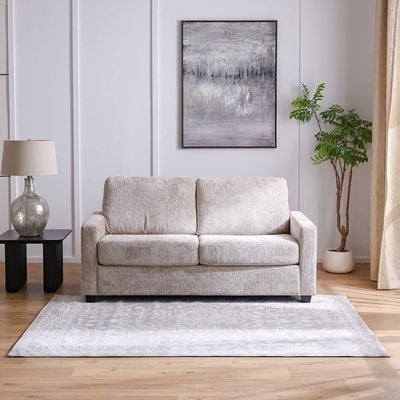 Nowa Shine Transitional Rug  - Light Grey/Cream - 240x340 cm