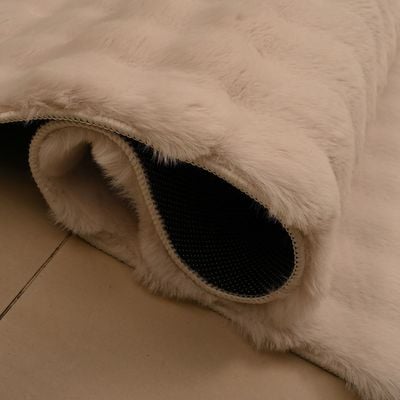 Bubble Pebbles Faux Rabbit Fur Cpc-25 200X300 800Gsm-Beige