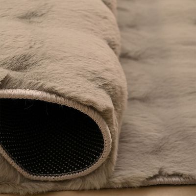 Bubble Pebbles Faux Rabbit Fur Cpc-25 160X230 800Gsm-Grey