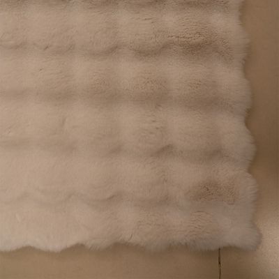 Bubble Pebbles Faux Rabbit Fur Cpc-25 160X230 800Gsm-Grey