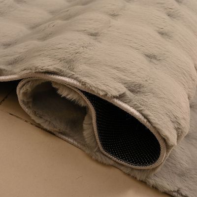 Bubble Pebbles Faux Rabbit Fur Cpc-25 160X230 800Gsm-Grey