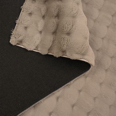 Bubble Pebbles Faux Rabbit Fur Cpc-25 160X230 800Gsm-Grey