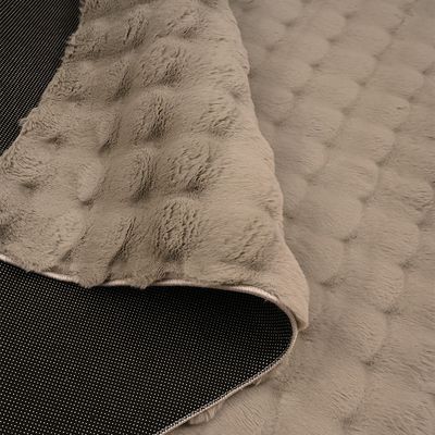 Bubble Pebbles Faux Rabbit Fur Cpc-25 160X230 800Gsm-Grey