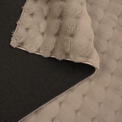 Bubble Pebbles Faux Rabbit Fur Cpc-25 200X300 800Gsm-Grey