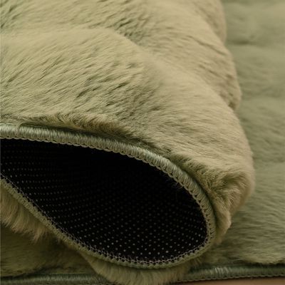 Bubble Pebbles Faux Rabbit Fur Cpc-25 160X230 800Gsm-Olive Green