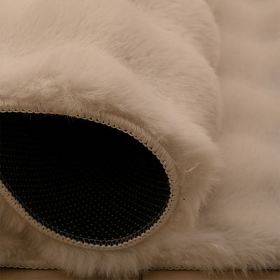 Bubble Pebbles Faux Rabbit Fur Cpc-25 160X230 800Gsm-White