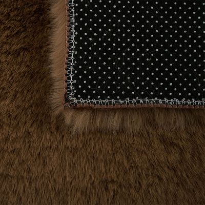 Sable Plush Horizon Faux Rabbit Fur Cpc-25 160X230 Plain 1000Gsm-Beige