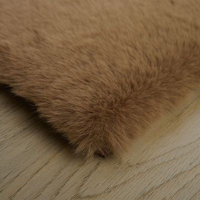 Sable Plush Horizon Faux Rabbit Fur Cpc-25 160X230 Plain 1000Gsm-Beige