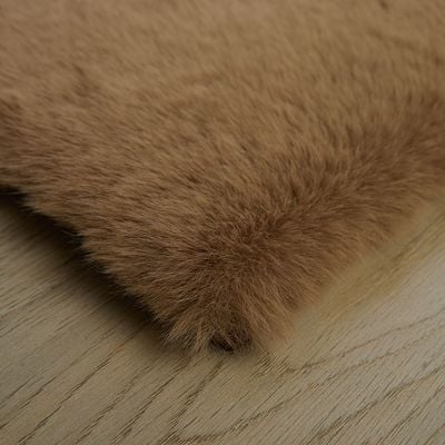 Sable Plush Horizonfaux Rabbit Fur Cpc-25 120X180 Plain 1000Gsm-Beige