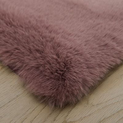 Sable Plush Horizon Faux Rabbit Fur Cpc-25 160X230 Plain 1000Gsm-Pink