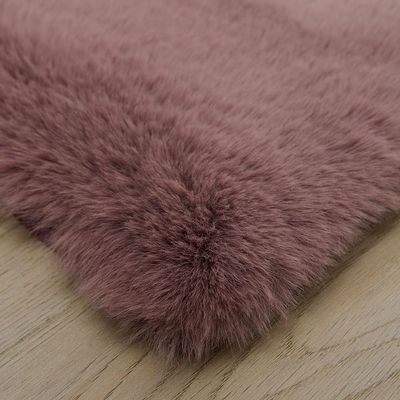 Sable Plush Horizon Faux Rabbit Fur Cpc-25 200X300 Plain 1000Gsm-Pink