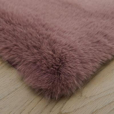 Sable Plush Horizonfaux Rabbit Fur Cpc-25 120X180 Plain 1000Gsm-Pink