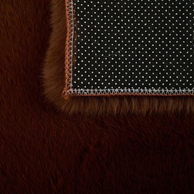 Sable Plush Horizon Faux Rabbit Fur Cpc-25 160X230 Plain 1000Gsm-Brown