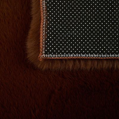 Sable Plush Horizon Faux Rabbit Fur Cpc-25 200X300 Plain 1000Gsm-Brown