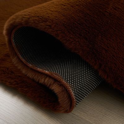 Sable Plush Horizon Faux Rabbit Fur Cpc-25 200X300 Plain 1000Gsm-Brown