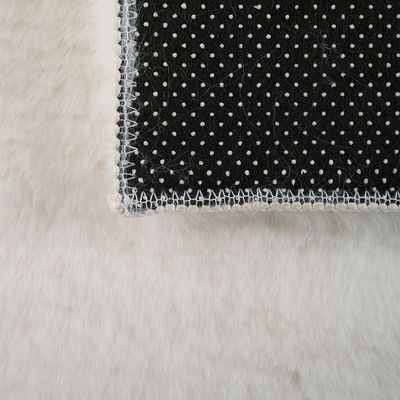 Sable Plush Horizon Faux Rabbit Fur Cpc-25 160X230 Plain 1000Gsm-White