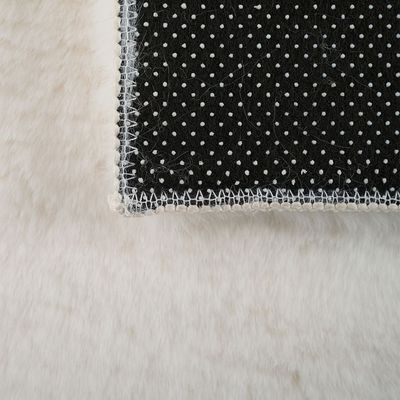 Sable Plush Horizonfaux Rabbit Fur Cpc-25 200X300 Plain 1000Gsm-White