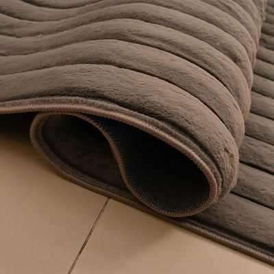 Vertica Linear Faux Rabbit Fur Cpc-25 160X230 Line 650Gsm-Grey